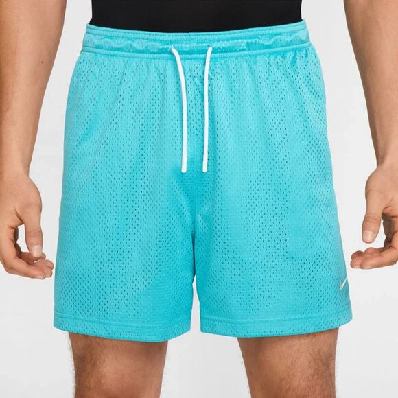 Nike Mens Size M Dri FIT 5" Mesh Basketball Shorts Pockets Teal White HV1880 345 - Picture 8 of 12